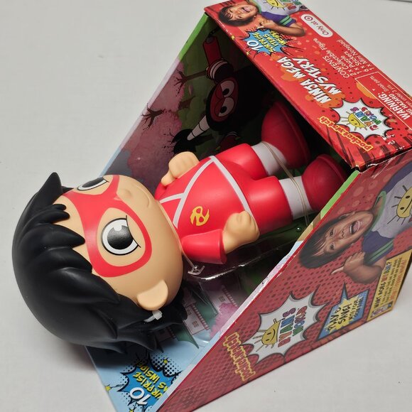 New Ninja Mega Mystery Red Ryans World Pocket Watch Doll 10 Surprise Figure - Picture 10 of 11